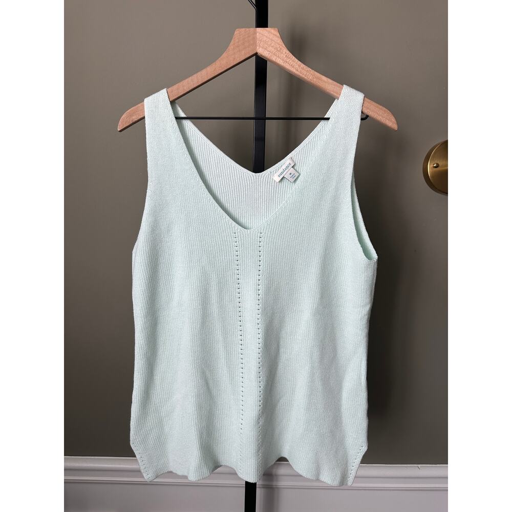 Sundance Sweater Tank Top Blue Size Medium Baylee Knit